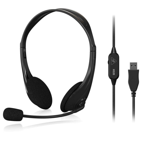 Behringer HS20 Audífono con Micrófono USB Planet Music Behringer HS20 Audífono con Micrófono USB Planet Music