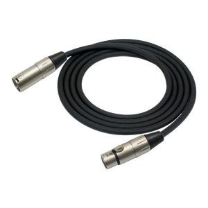 Kirlin MPC280-3M-BK Cable de Micrófono Balanceado Planet Music