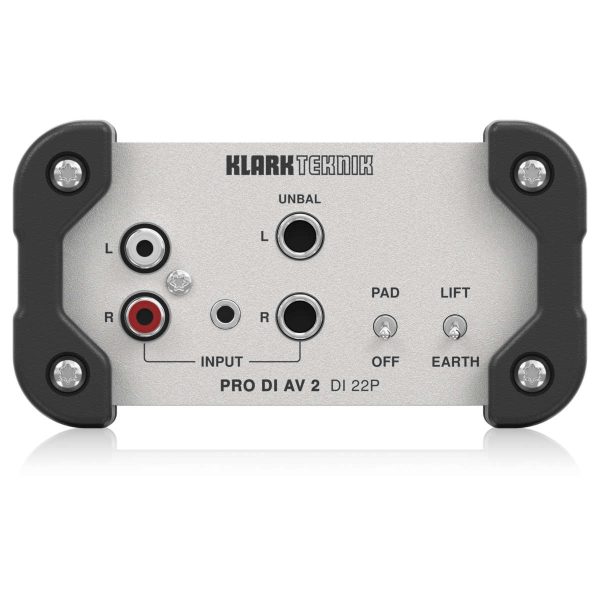 Klark Teknik DI 22P Caja Directa Pasiva Stereo con Transformador MIDAS Planet Music Klark Teknik DI 22P Caja Directa Pasiva Stereo con Transformador MIDAS Planet Music