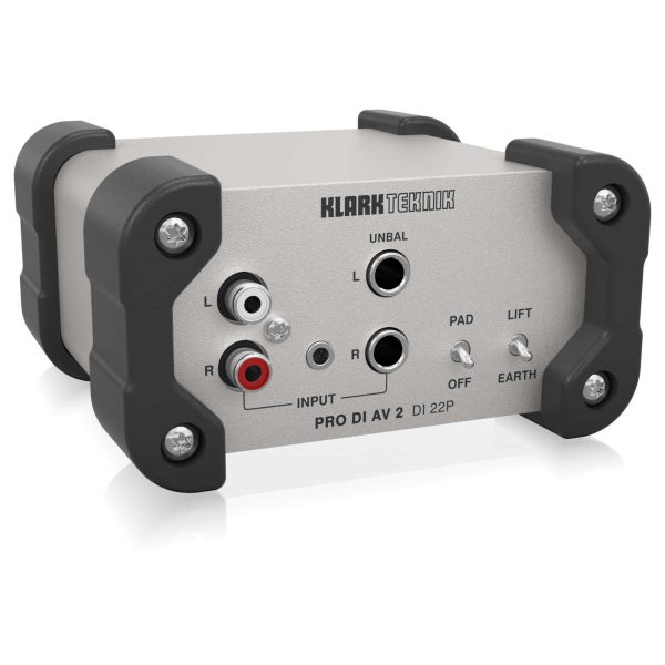 Klark Teknik DI 22P Caja Directa Pasiva Stereo con Transformador MIDAS Planet Music Klark Teknik DI 22P Caja Directa Pasiva Stereo con Transformador MIDAS Planet Music