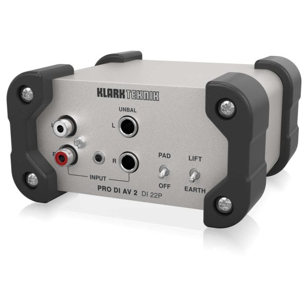 Klark Teknik DI 22P Caja Directa Pasiva Stereo con Transformador MIDAS Planet Music Klark Teknik DI 22P Caja Directa Pasiva Stereo con Transformador MIDAS Planet Music