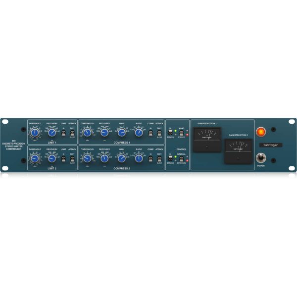 Behringer 369 Compresor Limitador Stereo de Precisión Planet Music