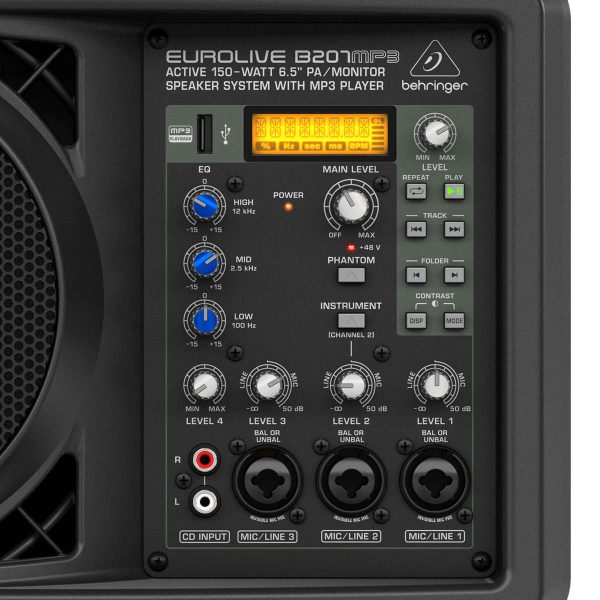 Behringer Eurolive B207MP3 Caja Acústica Activa Planet Music Behringer Eurolive B207MP3 Caja Acústica Activa Planet Music