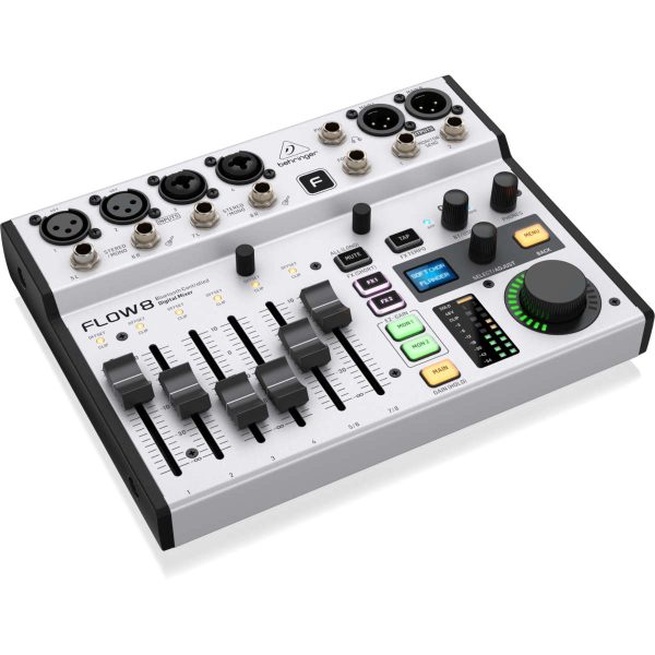 Behringer Flow 8 Consola de Mezcla Digital 8 Entradas Bluetooth FX e Interfaz USB Planet Music