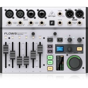 Behringer Flow 8 Consola de Mezcla Digital 8 Entradas Bluetooth FX e Interfaz USB Planet Music