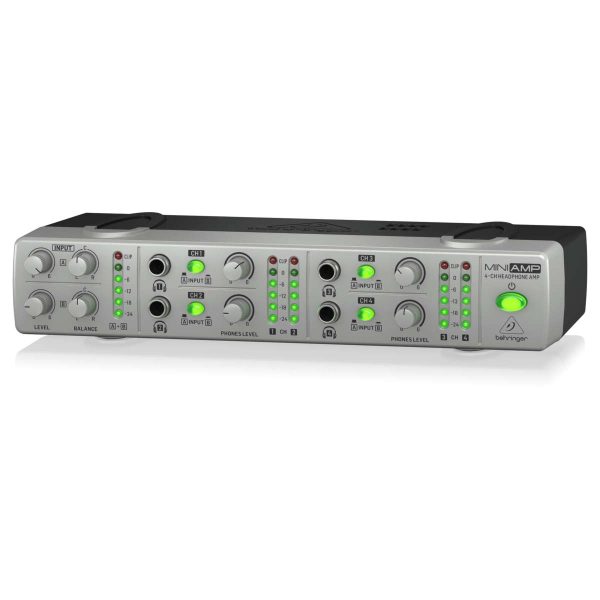 Behringer MiniAMP AMP800 V2 Amplificador de Audífonos de 4 Canales Planet Music