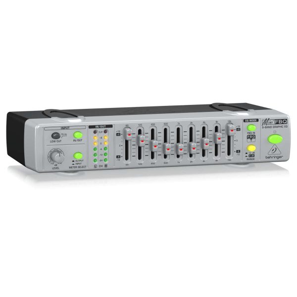 Behringer MiniFBQ FBQ800 V2 Ecualizador Gráfico con FBQ Planet Music Behringer MiniFBQ FBQ800 V2 Ecualizador Gráfico con FBQ Planet Music