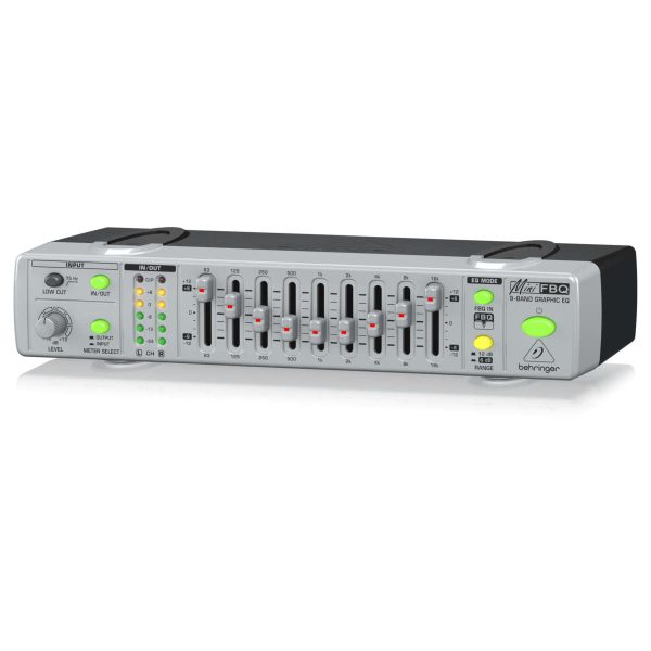 Behringer MiniFBQ FBQ800 V2 Ecualizador Gráfico con FBQ Planet Music Behringer MiniFBQ FBQ800 V2 Ecualizador Gráfico con FBQ Planet Music