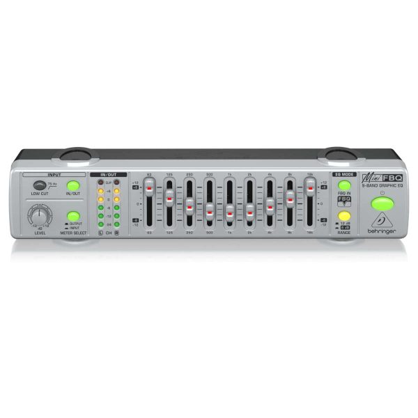 Behringer MiniFBQ FBQ800 V2 Ecualizador Gráfico con FBQ Planet Music Behringer MiniFBQ FBQ800 V2 Ecualizador Gráfico con FBQ Planet Music