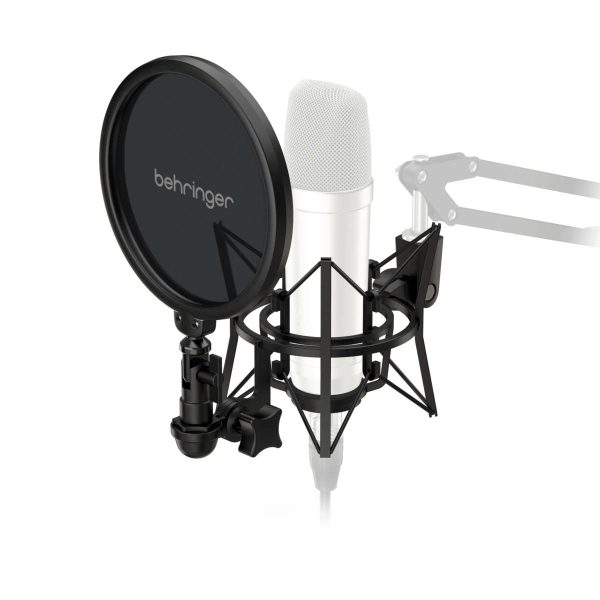 Behringer SMP1000 Shockmount con Filtro Antipop para Micrófono de Estudio Planet Music Behringer SMP1000 Shockmount con Filtro Antipop para Micrófono de Estudio Planet Music