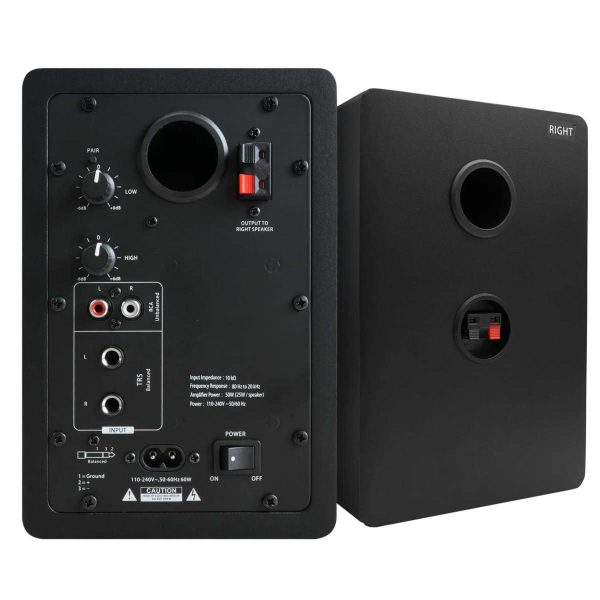 Beatnik A3-BT Monitores de Estudio de 3.5 Pulgadas con Bluetooth Planet Music