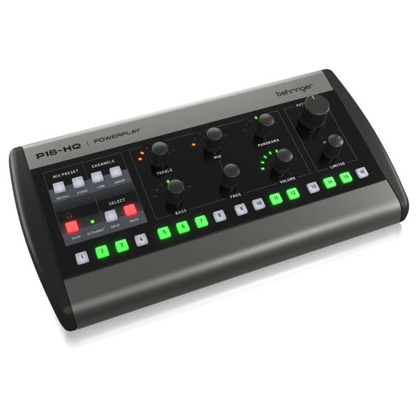 Behringer Powerplay P16-HQ Mixer Digital Personal para Monitoreo de 16 Canales Planet Music Behringer Powerplay P16-HQ Mixer Digital Personal para Monitoreo de 16 Canales Planet Music