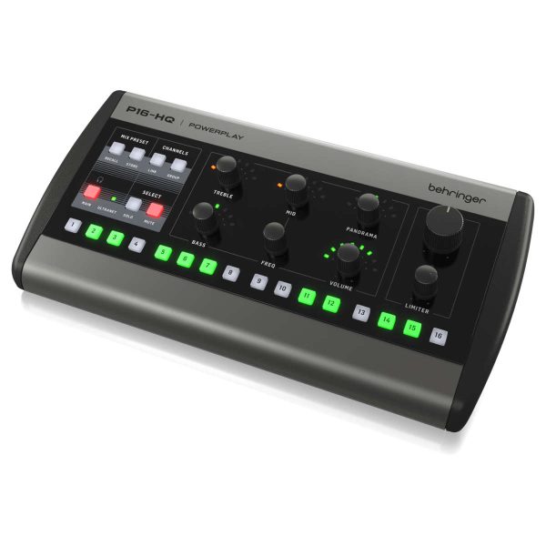 Behringer Powerplay P16-HQ Mixer Digital Personal para Monitoreo de 16 Canales Planet Music Behringer Powerplay P16-HQ Mixer Digital Personal para Monitoreo de 16 Canales Planet Music