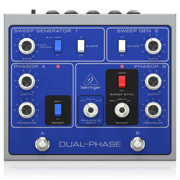 Behringer Dual-Phase Pedal de Efecto Planet Music