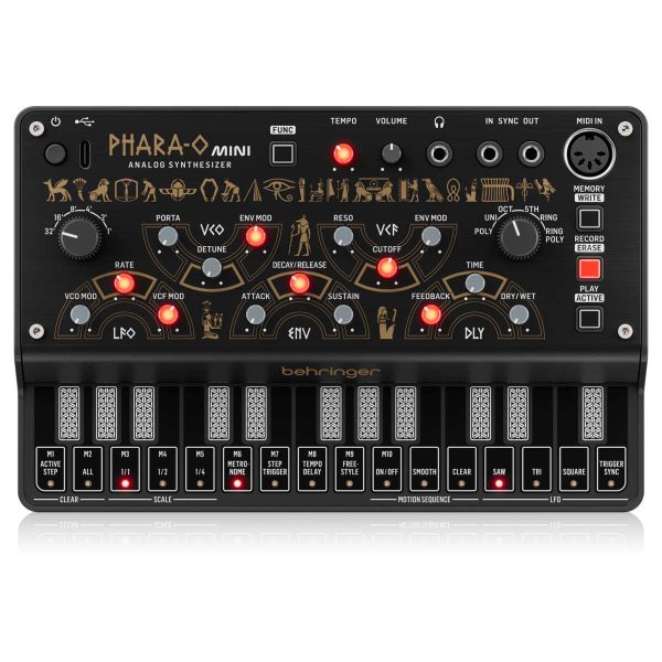 Behringer Phara-O Mini Sintetizador Analógico Polifónico Planet Music Behringer Phara-O Mini Sintetizador Analógico Polifónico Planet Music