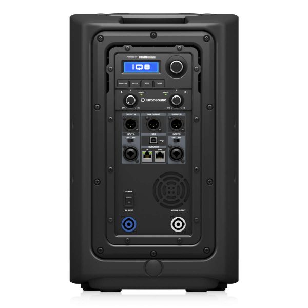 Turbosound iQ8 Caja Acústica Activa con Woofer de 8 Pulgadas y 2500W con Conexión Ultranet Planet Music Turbosound iQ8 Caja Acústica Activa con Woofer de 8 Pulgadas y 2500W con Conexión Ultranet Planet Music