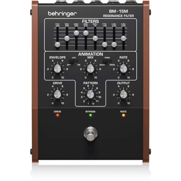 Behringer BM-15M Resonance Filter Pedal de Efecto de Filtro de Resonancia Planet Music