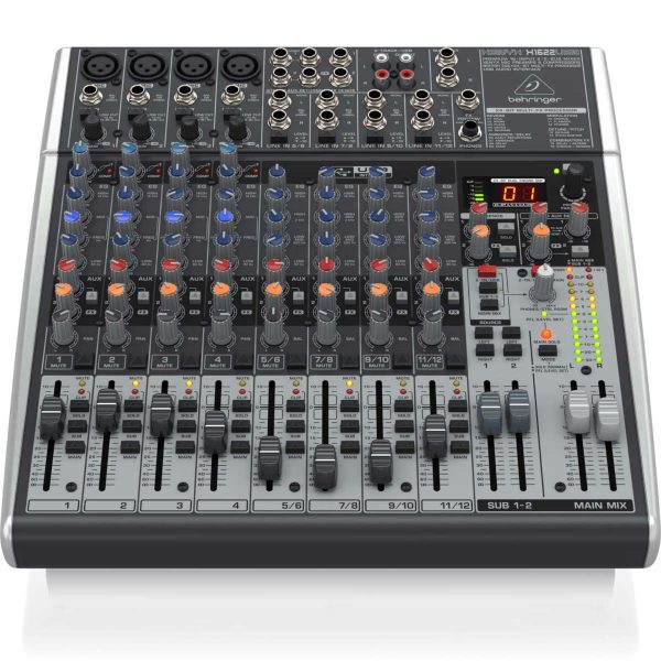 Behringer X1622USB Mixer Analógo con Interfaz USB y FX Planet Music