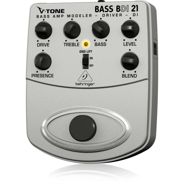 Behringer Bass BDI21 Modelador de Amplificador de Bajo Planet Music Behringer Bass BDI21 Modelador de Amplificador de Bajo Planet Music