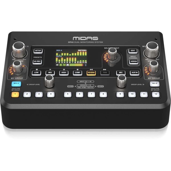 Midas DP48 Mezclador Digital de Monitoreo Personal Planet Music Midas DP48 Mezclador Digital de Monitoreo Personal Planet Music
